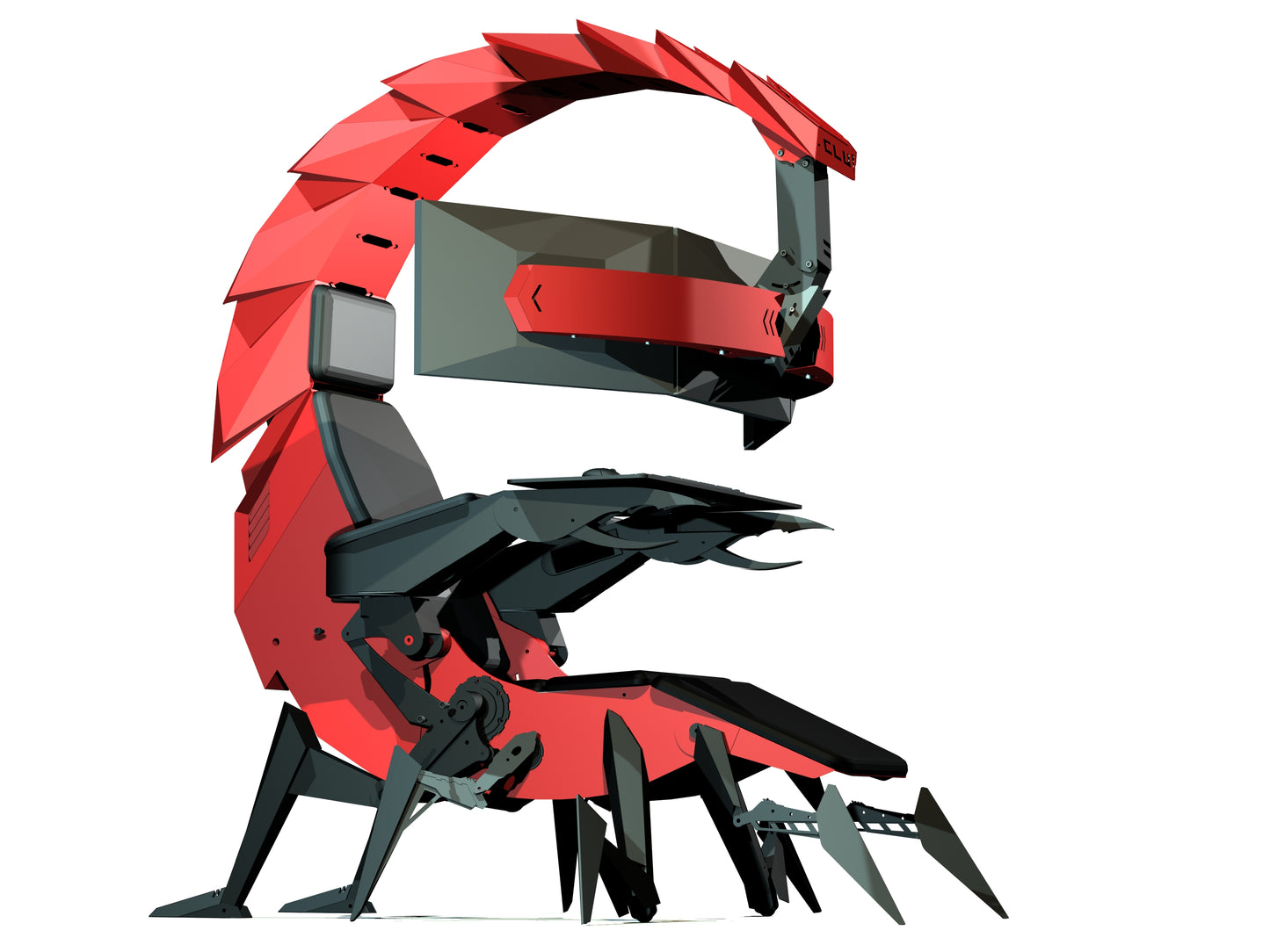 SK Scorpion Chair- Cool recline workstation can recline flat ergonomic design computer cockpit