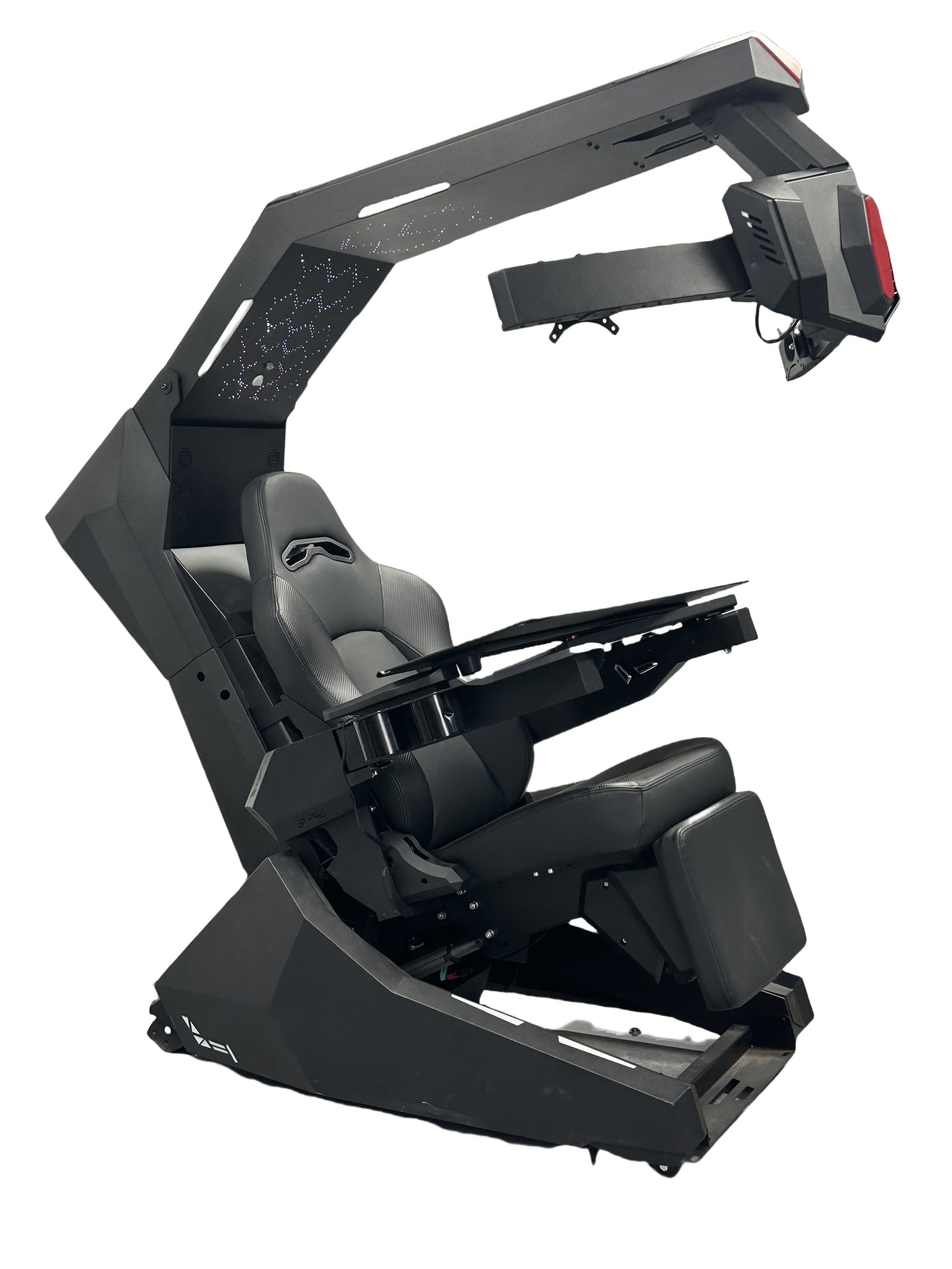 R1 PRO - Computer cockpit workstation chair with starlight LED RGB & Speaker and screen adjustable