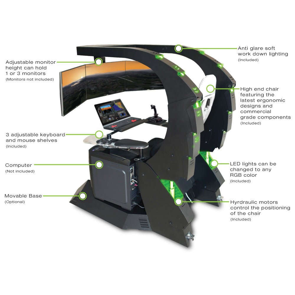 J20 Veryon recline cockpit with Dual arms design -2015