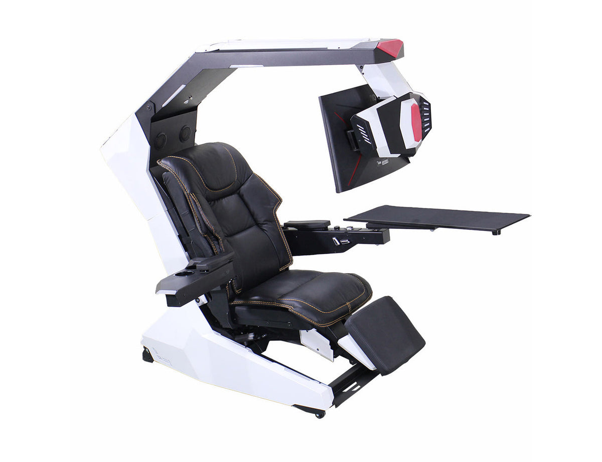 Computer Cockpit R1 PRO - Computer cockpit workstation chair with starlight LED RGB & S ...