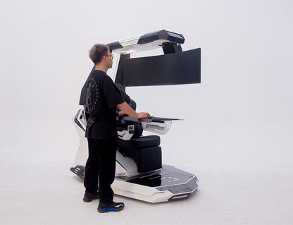 T-Rex biggest High end functional chair workstation sit-stand-recline flat use