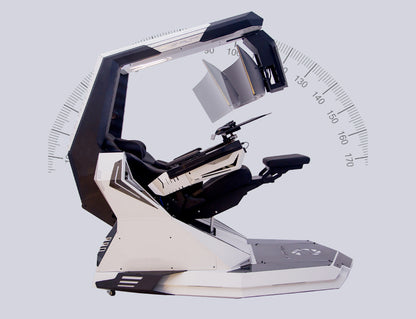 T-Rex biggest High end functional chair workstation sit-stand-recline flat use